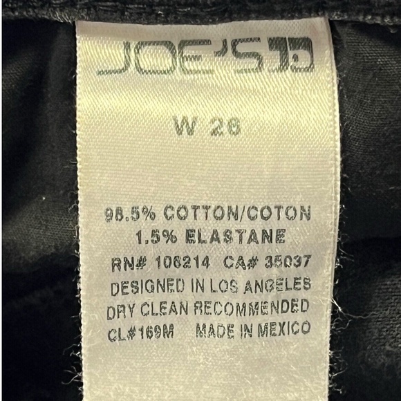 Joe's Jeans 26 Inline Zip Skinny Decorative Front Zippers Edgy Biker Modern‎ - Picture 9 of 13